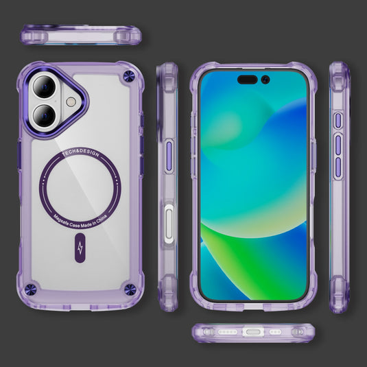 CLICK Edge Series iPhone 16 Plus Case - Purple