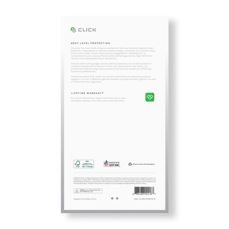 Load image into Gallery viewer, CLICK Screen Protector for iPhone Duo - Clear
