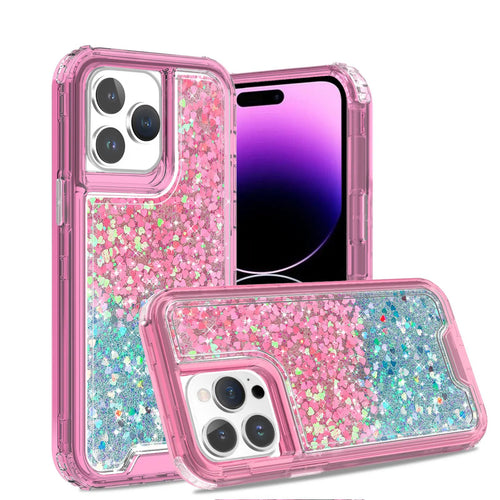 CLICK Glitter Series iPhone 16 Pro Max Case - Pink