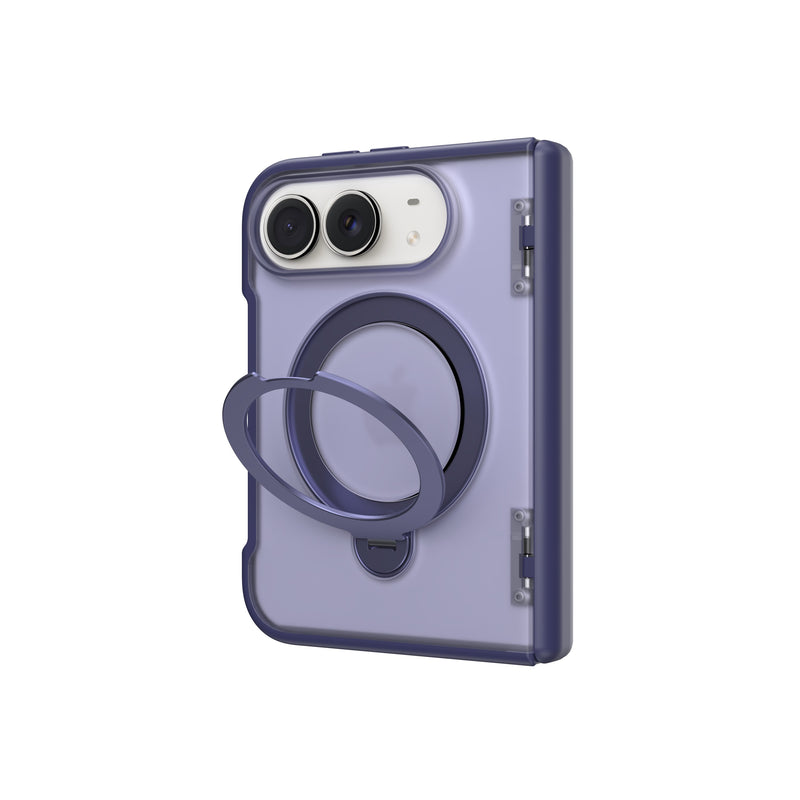 Load image into Gallery viewer, CLICK Latch Fold Series iPhone Duo Case - Smoke
