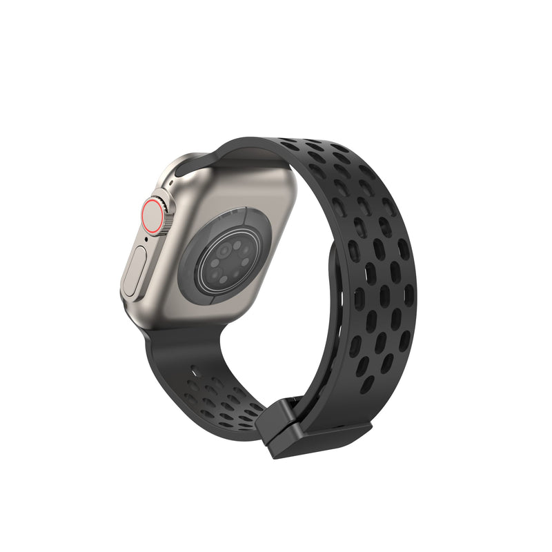 Load image into Gallery viewer, Nimbus9 FlexFit Sport Band for Apple Watch 44/45/46/49mm - Black
