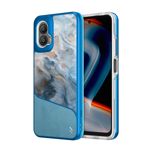 ZIZO DIVISION Series moto g power 5G (2024) Case - Marble