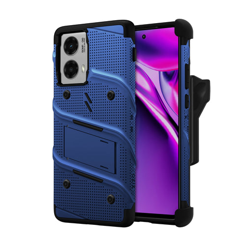 ZIZO BOLT Bundle moto edge 5G (2024) Case - Blue