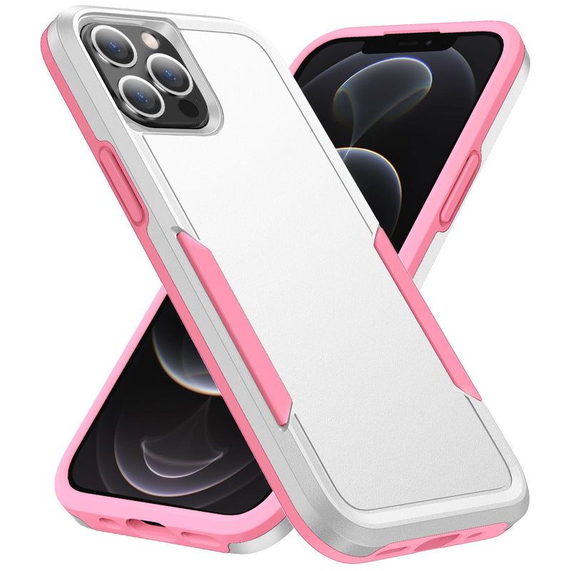 Load image into Gallery viewer, CLICK Impact Series iPhone 12 / iPhone 12 Pro Case - White Pink
