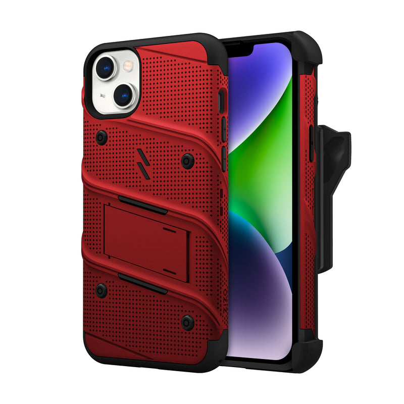 Load image into Gallery viewer, ZIZO BOLT Bundle iPhone 14 Plus Case - Red
