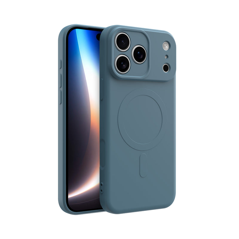 Load image into Gallery viewer, CLICK Slim Silicone MagSafe Series iPhone 18 Pro Max Case - Blue
