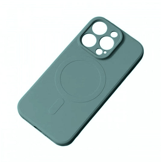 CLICK Slim Silicone MagSafe Series iPhone 16 Case - Green