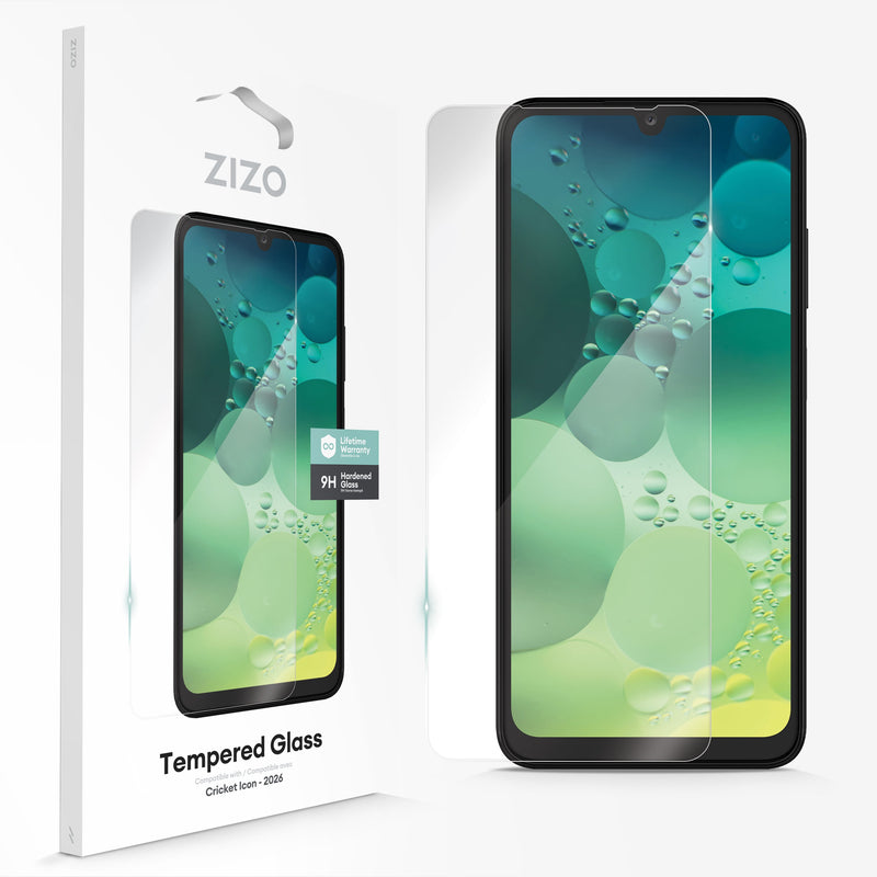 Load image into Gallery viewer, ZIZO TEMPERED GLASS Screen Protector for Cricket Icon - 2026 - Clear
