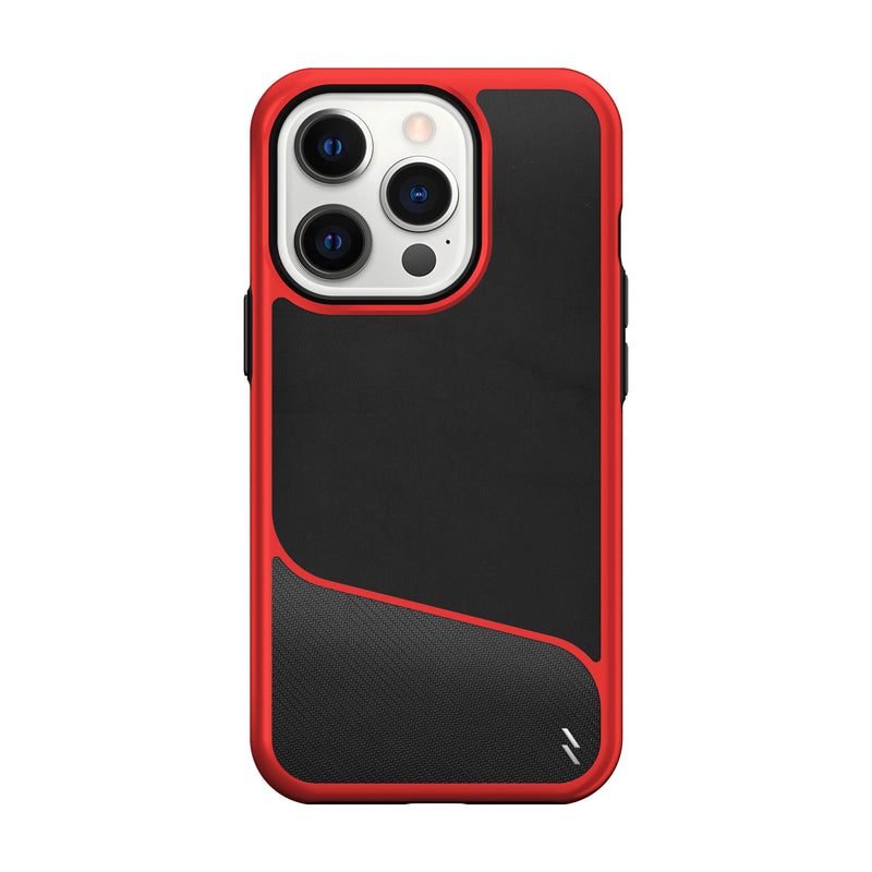 Load image into Gallery viewer, ZIZO DIVISION Series iPhone 14 Pro (6.1) Case - Black &amp; Red
