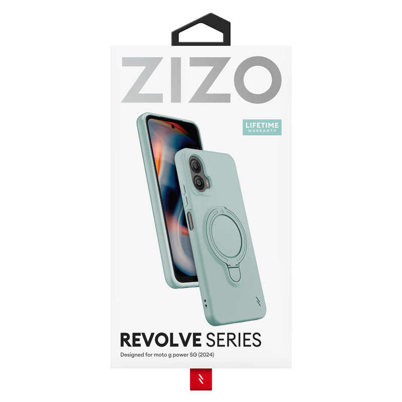 Load image into Gallery viewer, ZIZO REVOLVE Series moto g power 5G (2024) Case - Pastel Blue
