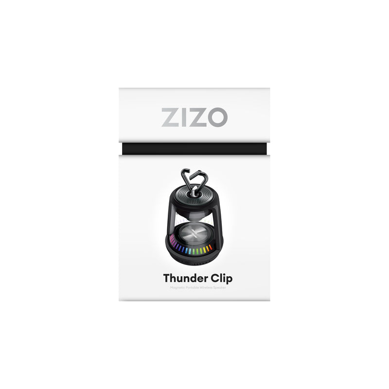Load image into Gallery viewer, ZIZO Thunder Clip Portable Wireless Speaker - Black
