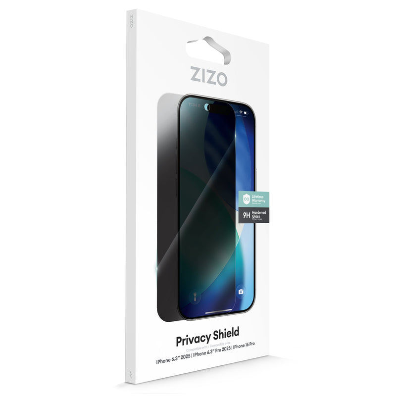 Load image into Gallery viewer, ZIZO PRIVACY Tempered Glass Screen Protector for iPhone 17 Pro - Privacy
