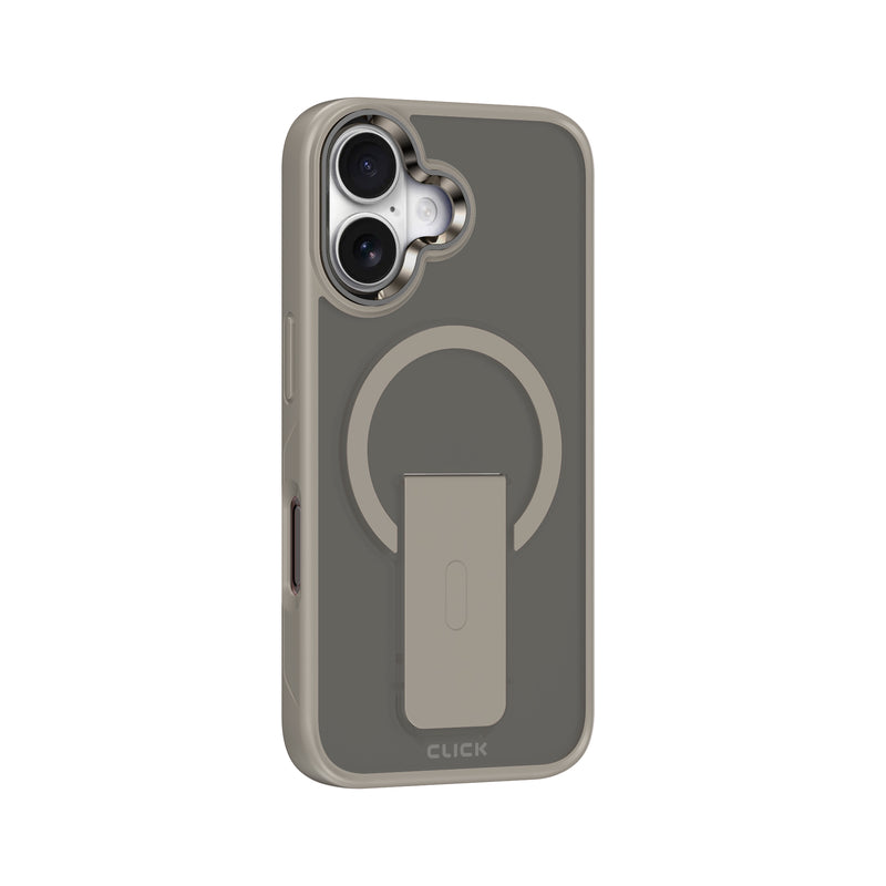 Load image into Gallery viewer, CLICK Latch Series iPhone 16 Case - Smoke Gray
