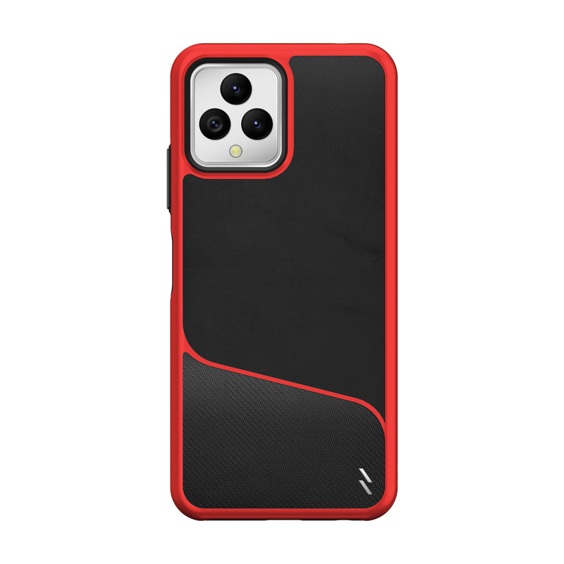 Load image into Gallery viewer, ZIZO DIVISION Series T-Mobile REVVL 6 5G Case - Black &amp; Red
