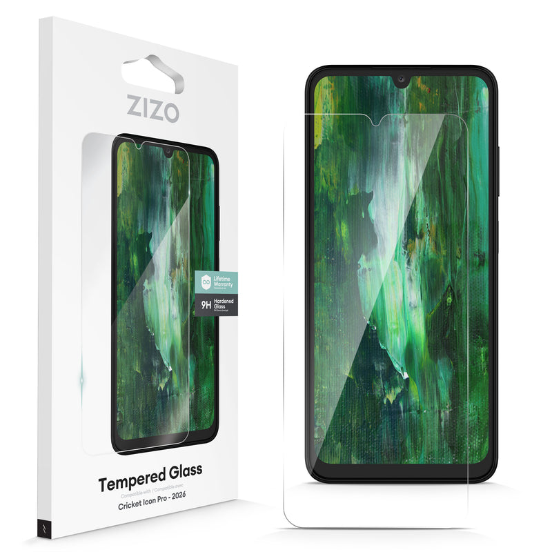 Load image into Gallery viewer, ZIZO TEMPERED GLASS Screen Protector for Cricket Icon Pro - 2026 - Clear
