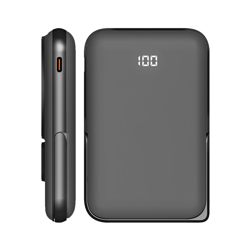 Load image into Gallery viewer, ZIZO PowerVault Magnetic Power Bank 10 000mAh - Space Black
