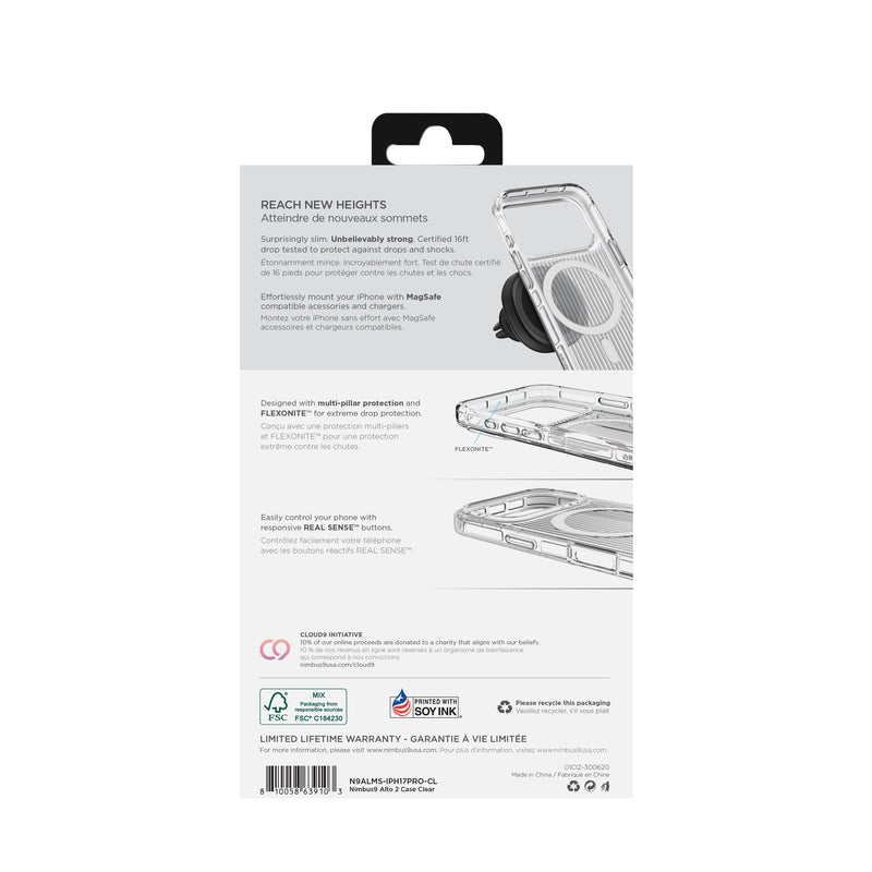 Load image into Gallery viewer, Nimbus9 Alto 2 iPhone 17 Pro MagSafe Case - Clear
