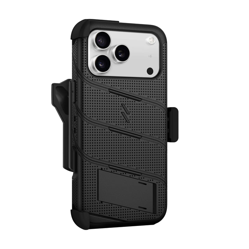 Load image into Gallery viewer, ZIZO BOLT MagSafe Series iPhone 18 Pro Max Rugged MagSafe Case with Holster - Black
