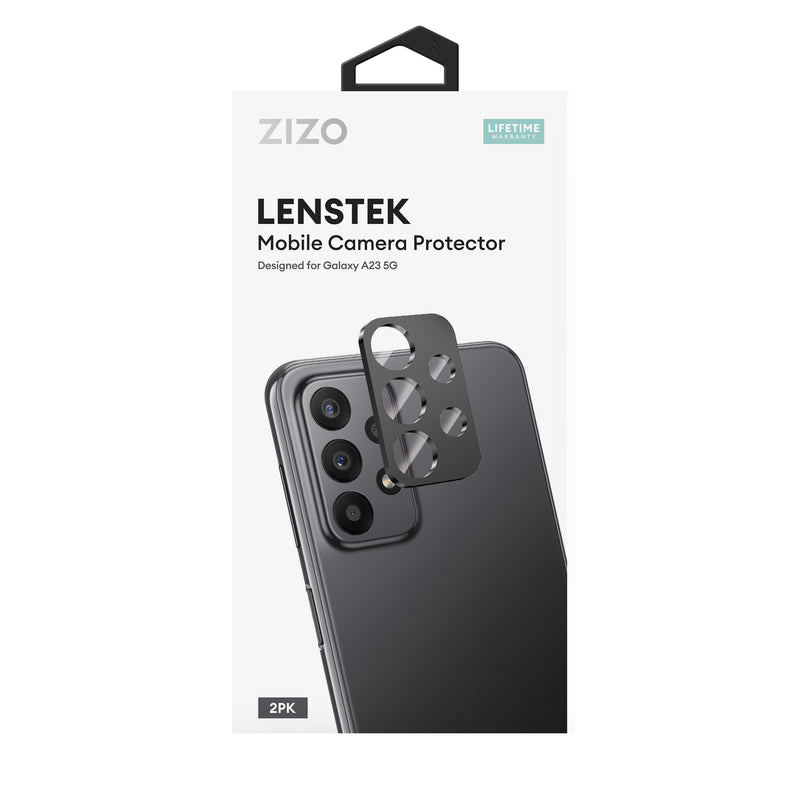 Load image into Gallery viewer, ZIZO LensTek Galaxy A23 5G Camera Lens Protector (2 Pack) - Black
