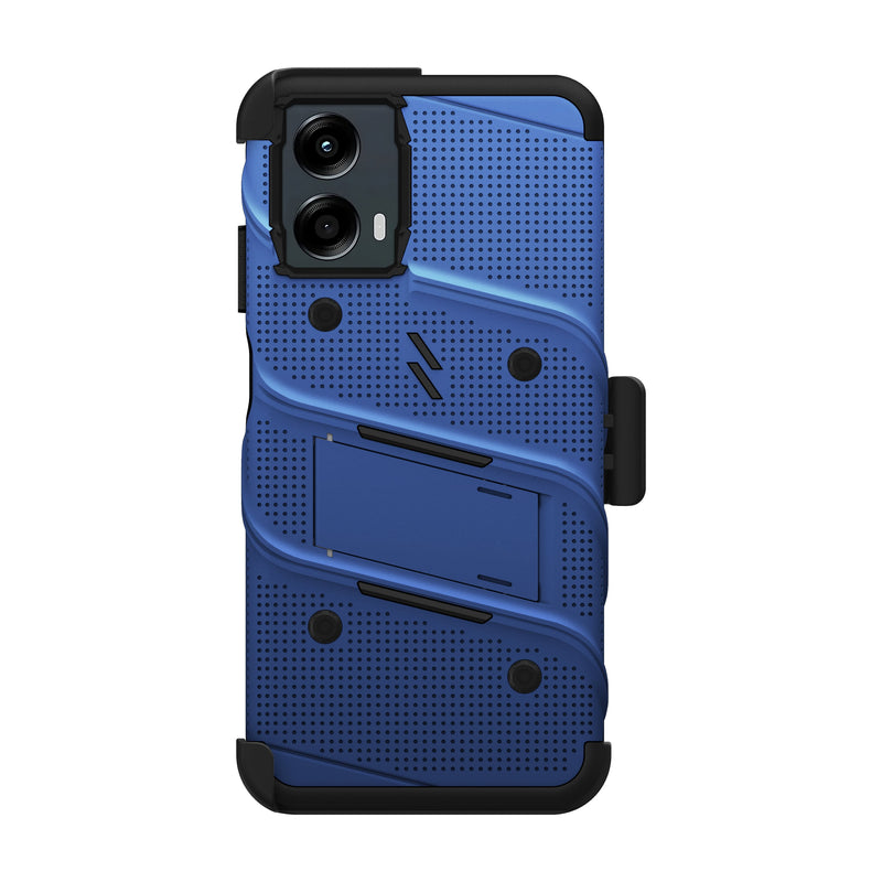 Load image into Gallery viewer, ZIZO BOLT Bundle moto g 5G (2024) Case - Blue
