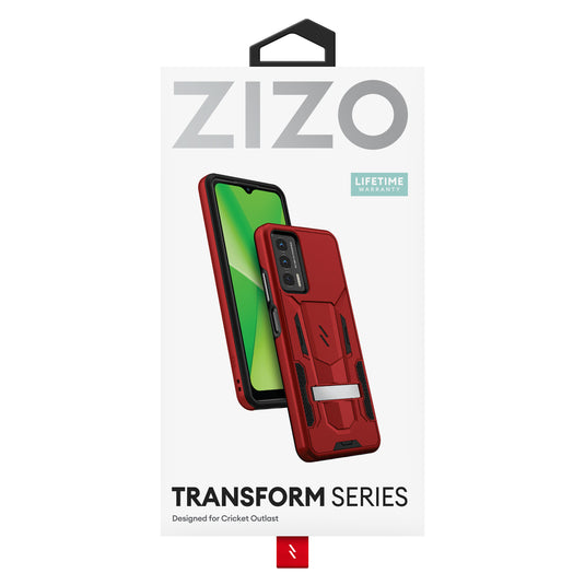 ZIZO TRANSFORM Series Cricket Outlast Case - Red