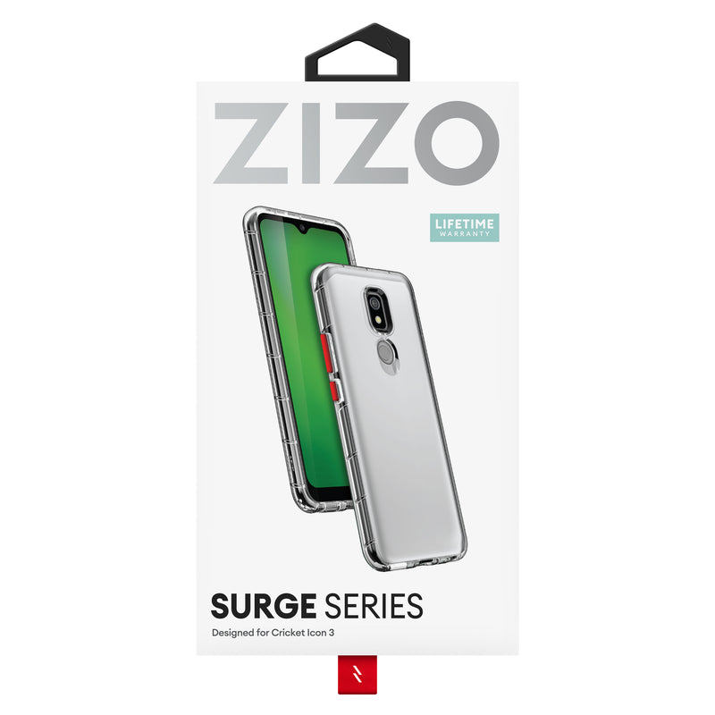 Load image into Gallery viewer, ZIZO SURGE Series Cricket Icon 3 Case - Clear
