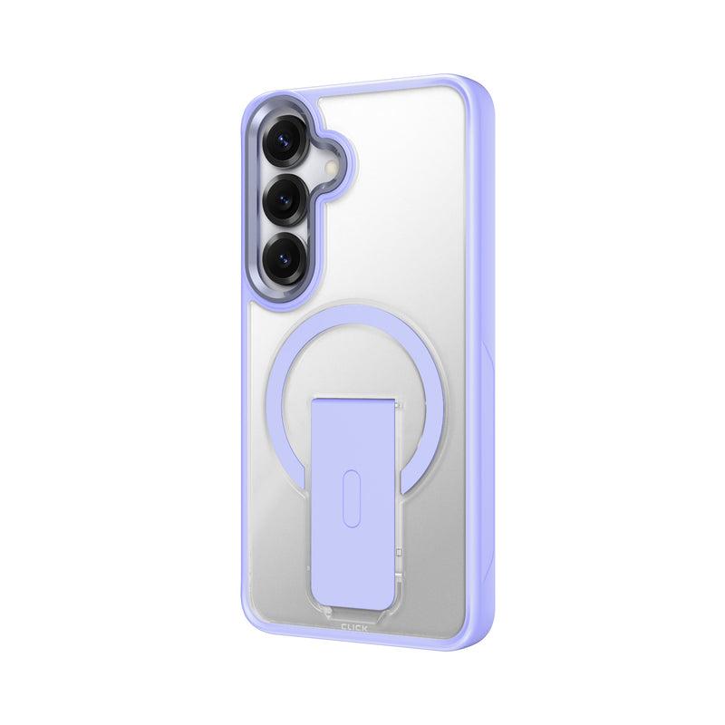 Load image into Gallery viewer, CLICK Latch Series Galaxy S25 FE Case - Clear Purple
