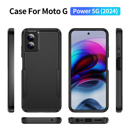 CLICK Impact Series moto g power 5G (2024) Case - Black