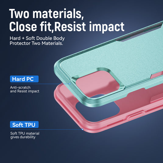 CLICK Impact MagSafe Series iPhone 16 Pro Case - Aqua Pink