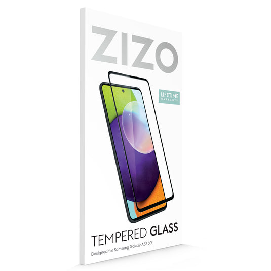 ZIZO TEMPERED GLASS Screen Protector for Galaxy A52 5G - Black