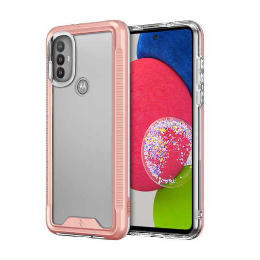 ZIZO ION Series Moto G Power 2022 Case with Tempered Glass - Rose Gold moto g POWER 5G (2022) Rose Gold