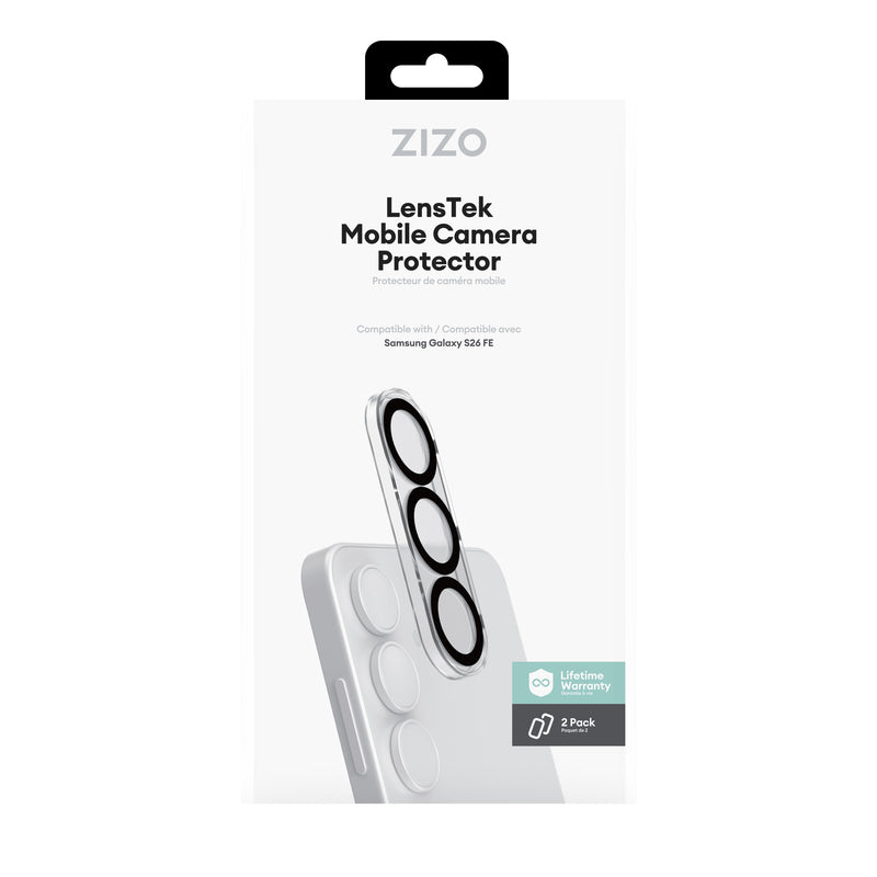 Load image into Gallery viewer, ZIZO LensTek Galaxy S26 FE Camera Lens Protector - Clear
