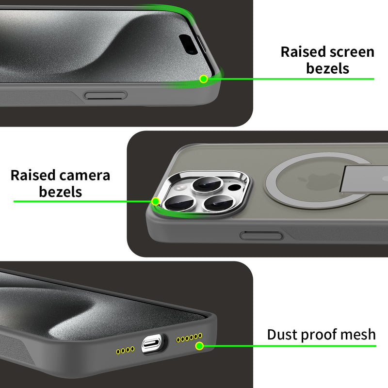 Load image into Gallery viewer, CLICK Latch Series iPhone 16 Pro Case - Smoke Gray
