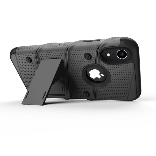 Zizo Bolt Series Case iPhone XR (Metal Gray/Black)