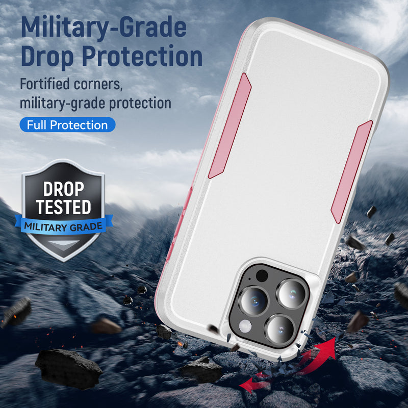 Load image into Gallery viewer, CLICK Impact MagSafe Series iPhone 16 Pro Case - White Pink
