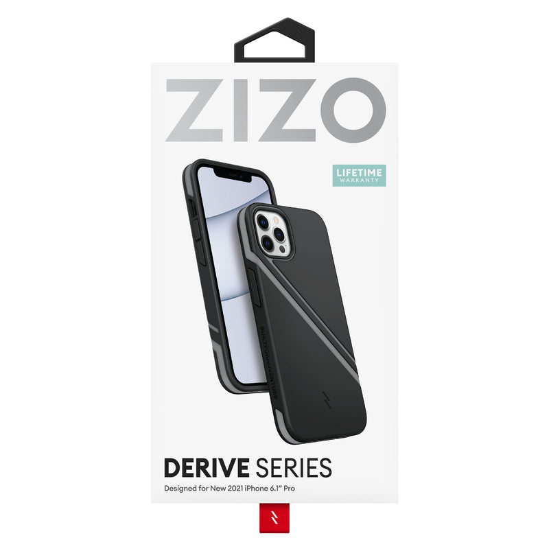 Load image into Gallery viewer, ZIZO DERIVE Series iPhone 13 Pro Case - Charcoal
