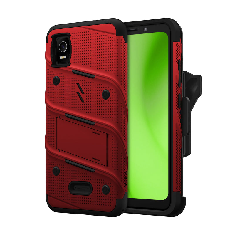 Load image into Gallery viewer, ZIZO BOLT Bundle Cricket Debut Smart Case - Red
