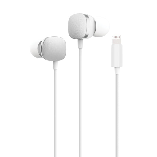 ZIZO Wired Lightning Headphones MFI - White