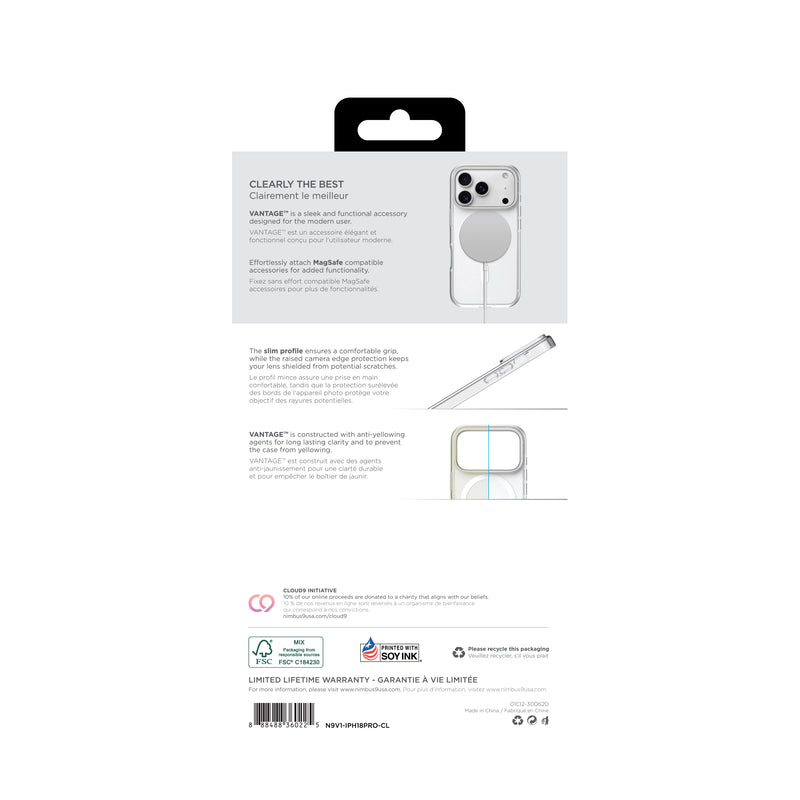 Load image into Gallery viewer, Nimbus9 Vantage iPhone 18 Pro MagSafe Case - Clear
