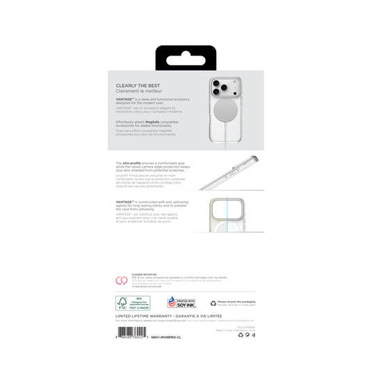 Nimbus9 Vantage iPhone 18 Pro MagSafe Case - Clear