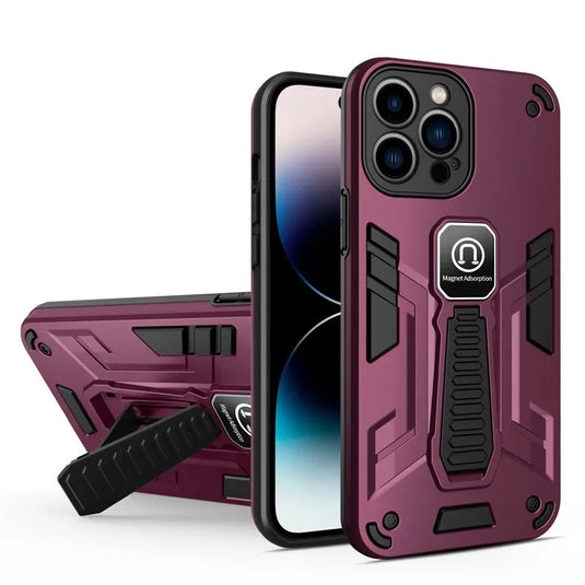 CLICK Static Series iPhone 12 / iPhone 12 Pro Case - Burgundy