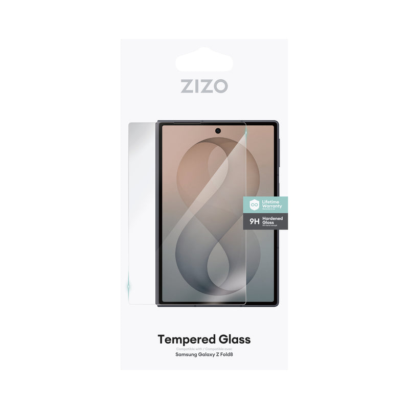 Load image into Gallery viewer, ZIZO Lightning Shield Galaxy Z Fold8 Tempered Glass Screen Protector - Clear

