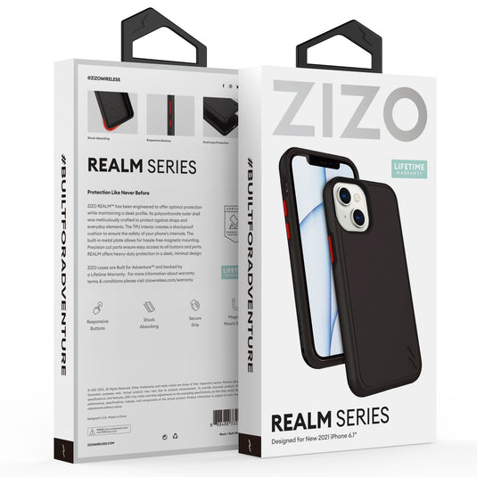 ZIZO REALM Series iPhone 13 Case - Black