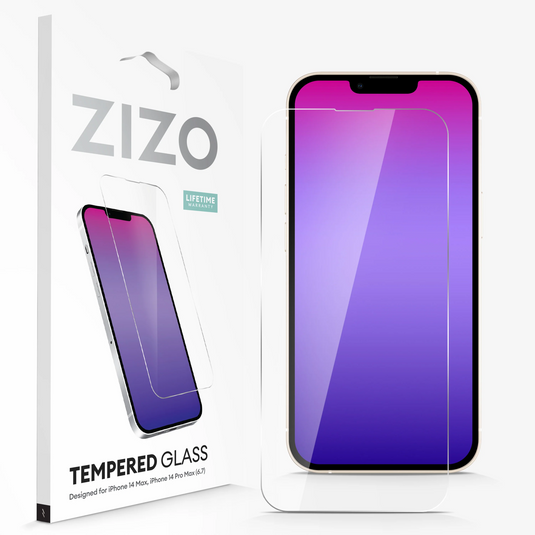 ZIZO TEMPERED GLASS Screen Protector for iPhone 14 Plus / Pro Max (6.7) - Clear