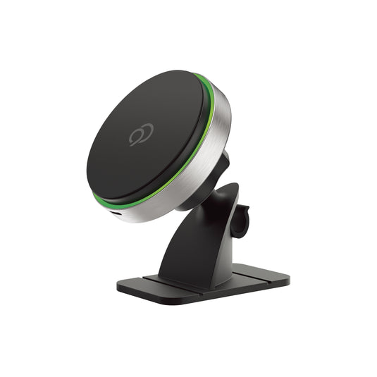 Nimbus9 Qi2 Wireless Charging Magnetic Phone Mount Kit Dash/Vent - Brushed Gray