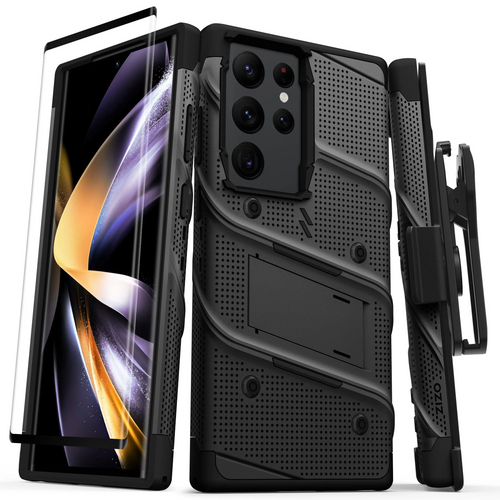ZIZO BOLT Bundle Galaxy S23 Ultra Case - Black