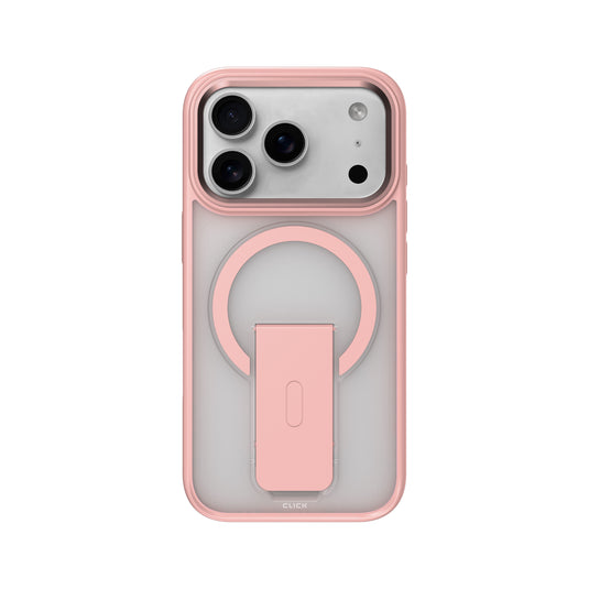 CLICK Latch Series iPhone 18 Pro Case - Clear Pink