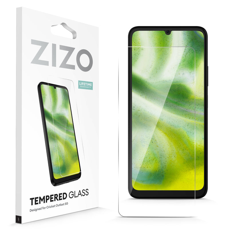 Load image into Gallery viewer, ZIZO TEMPERED GLASS Screen Protector for Cricket Outlast 5G - Clear
