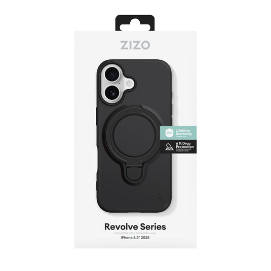 ZIZO REVOLVE Series iPhone 17 Case - Magnetic Black