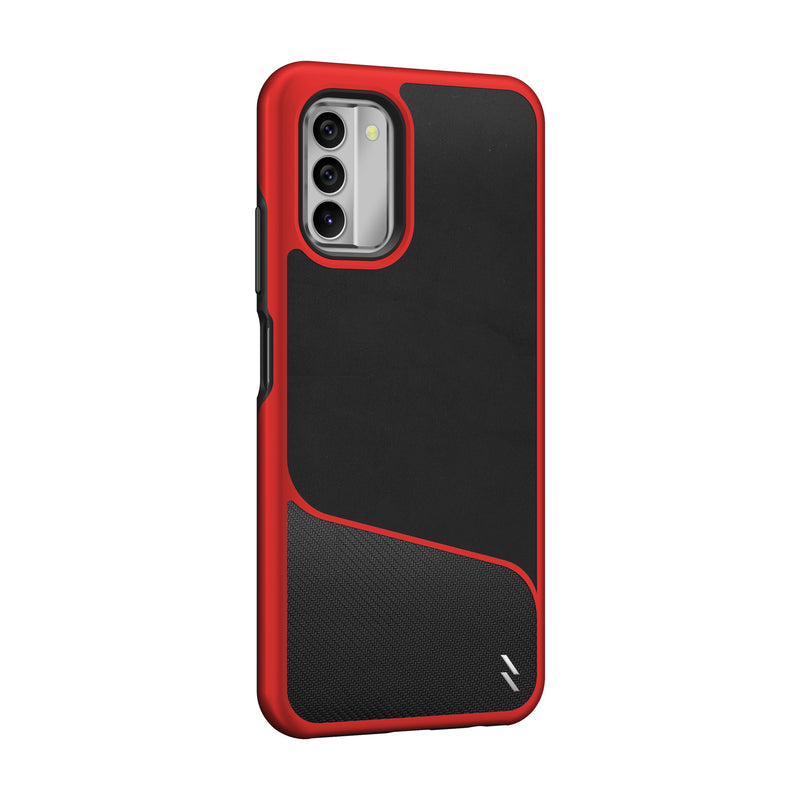 Load image into Gallery viewer, ZIZO DIVISION Series Nokia G400 5G Case - Black &amp; Red
